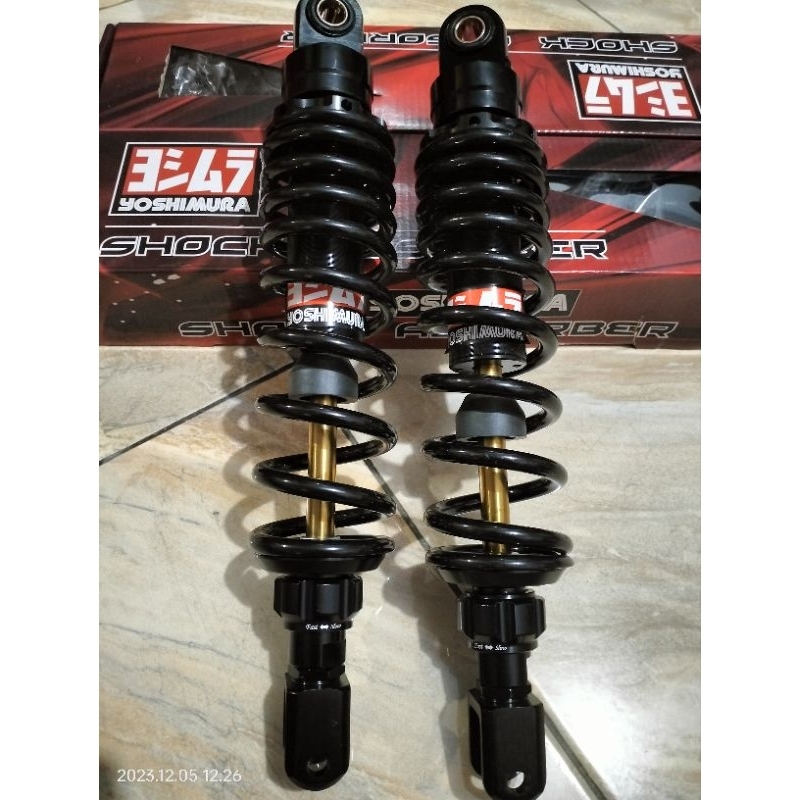 shock belakang aerox155 nmax old nmax new nuovo Yoshimura model ktc razor pro hitam as gold