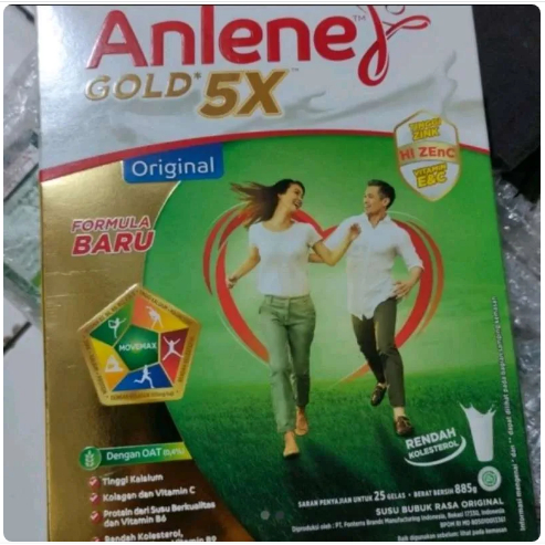 

Susu Anlene Gold 850gr (dus luar kurang bagus)