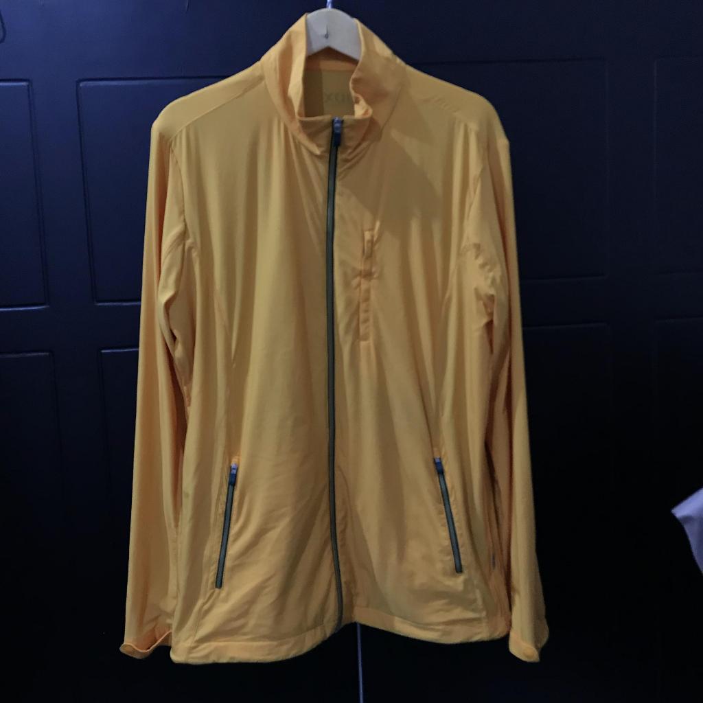 jaket running JDX kuning XL ngaret