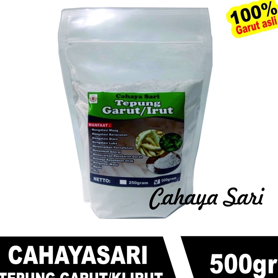 

[KODE NNNSW] TEPUNG GARUT / TEPUNG IRUT / TEPUNG PATI ASAM LAMBUNG 500GR