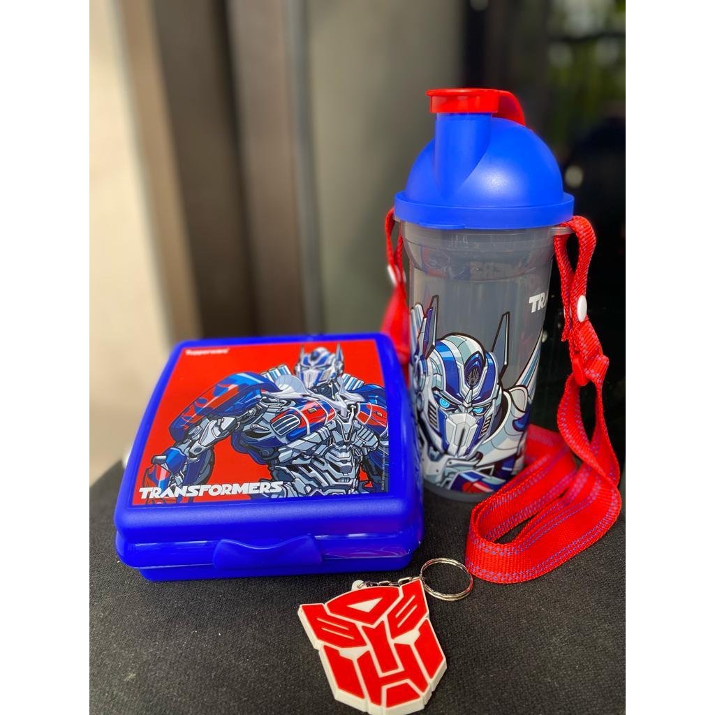 Transformer Lunch set Tupperware tanpa gantungan kunci
