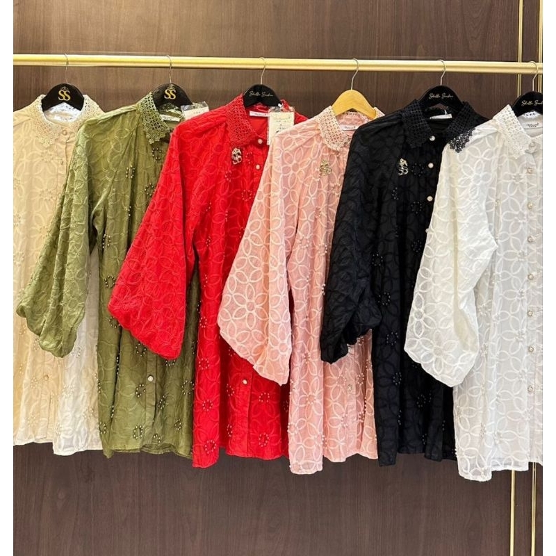 Atasan Brokat Mewah Shellasaukia