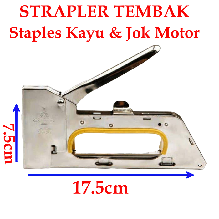 

Staples Tembak Jok Motor Staples Besar Guntacker Gun Tacker Staples Tembak Kertas Kayu 13/4-6-8mm