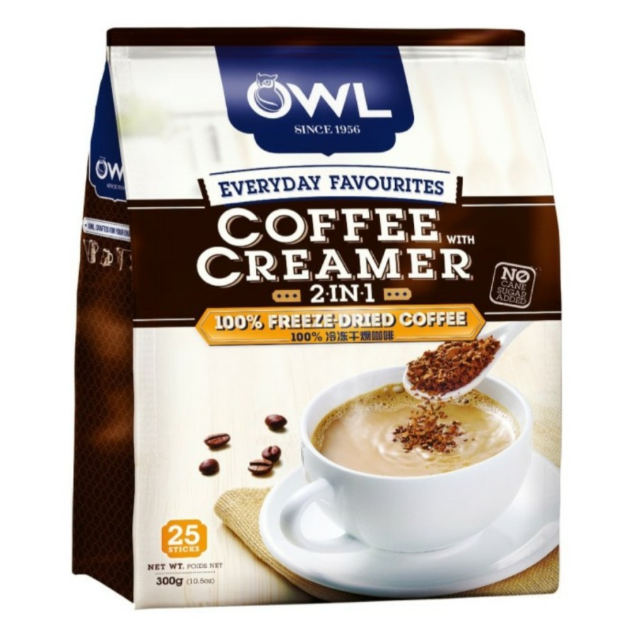 

Owl Everyday Favourites Coffee with Creamer 2in1 25 x 12 Gram