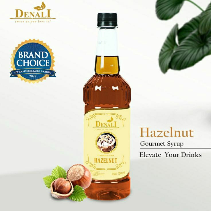 

❆Ready➫ DENALI SYRUP 750 ML HAZELNUT SIRUP DENALI RASA HAZELNUT K86 ✪