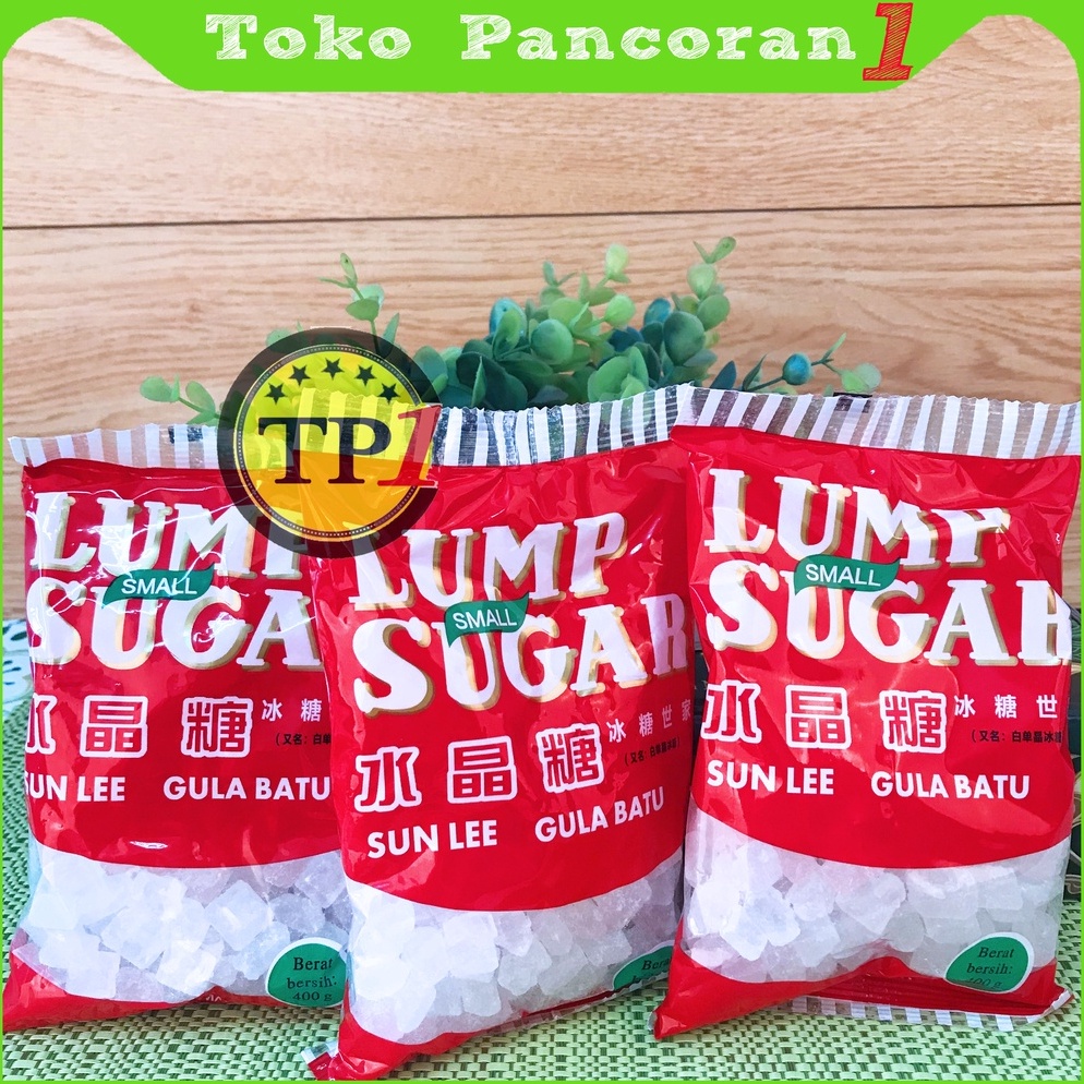 

R33ady Gula Batu Kristal / Lump Sugar /Gula Batu Mili 400 Gram Potongan
