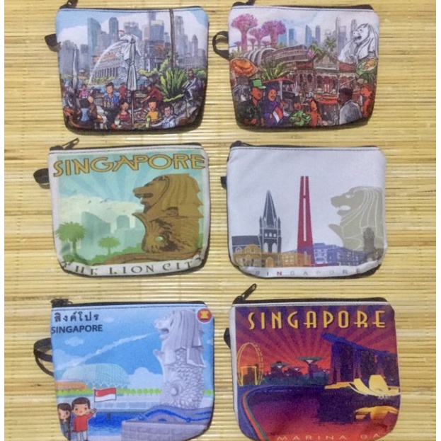 Harga Murah Dompet Oleh Oleh Singapore | Souvenir Dompet Singapore | Oleh Oleh Singapore | Dompet Si