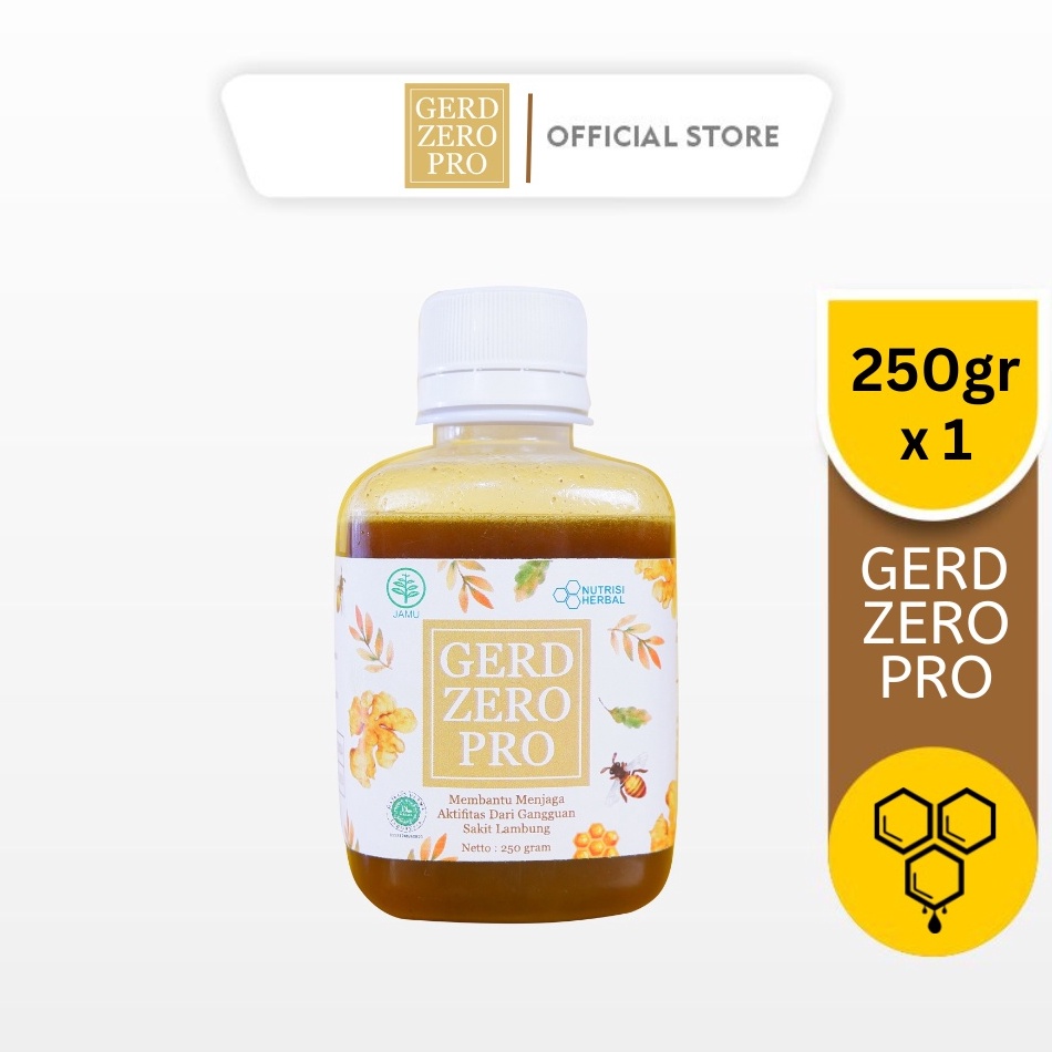 

[KODE 7KQAJ] GERD ZERO PRO Madu Herbal 250gram