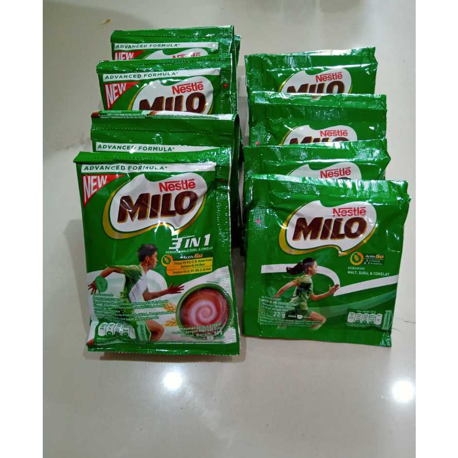 

[KODE HKVVY] PROMO NESTLE MILO ACTIVE GO 22 GRAM SACHET / MILO COKLAT RENCENG / SUSU COKELAT MILO SASET