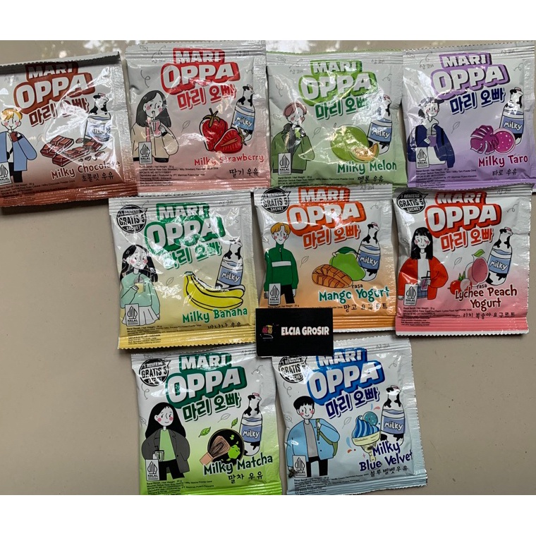 

[KODE KDMhj] MARIOPPA 10pcs gratis 5pcs / Minuman susu Korea/ MARI OPPA