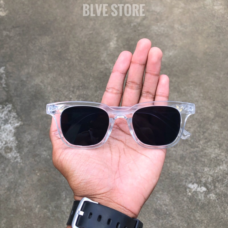 Kacamata Vincent Logo V Transparant Hitam | kacamata vincent Hitam BLVEstore