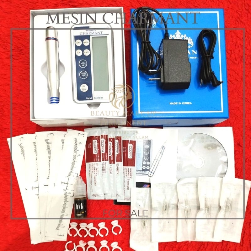 Paket  lengkap alat sulam alis korea