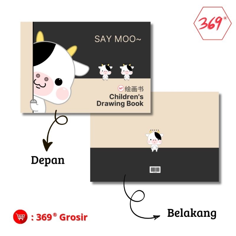 

369 - Buku Gambar Anak Mini / Children Mini Drawing Book isi 10 Lembar