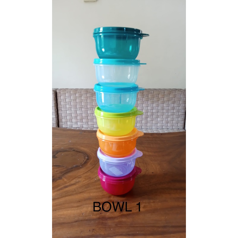 Bowl Mini Serbaguna Tupperware Tempat Sup Sambal1pcs
