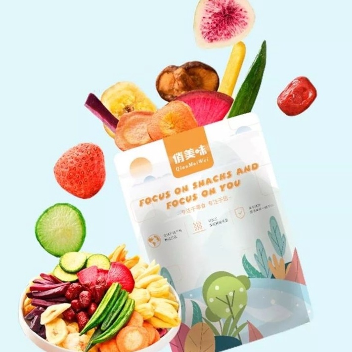 

Ready [Halal] Snack Keripik Buah dan Sayuran Kering 250gr ➾❈❁