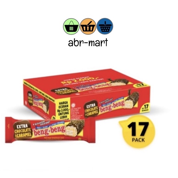 

Ready BENG BENG CHOCOLATE 1 BOX ISI 17 PCS ➝↑❁⁂