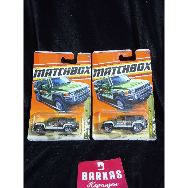 Diecast, Matchbox, Hummer H3 Outdoor Sportsman Green
