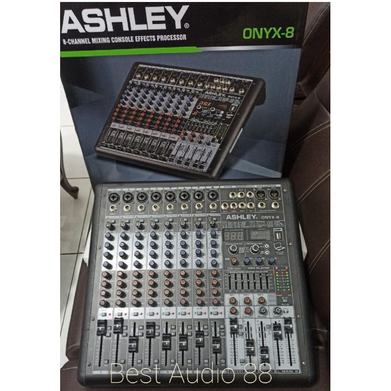 Mixer Audio Sound System 8 channel 8channel Ashley Onyx 8