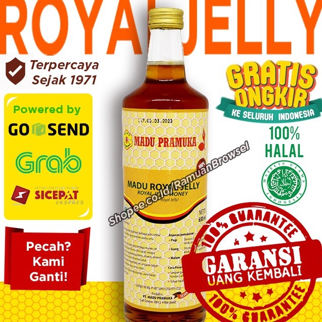

Stok Banyak Madu Royal Jelly Pramuka 650ml Alami ➭➱✥❄