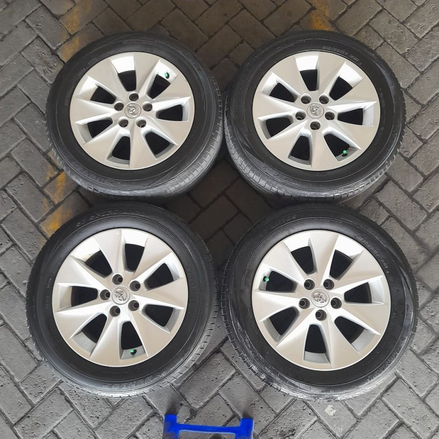 Velg Mobil Bekas Copota STD ALPHARD Ori enkei Jepang R17X7 5X114,3 ET33 BAN  215 60 R17