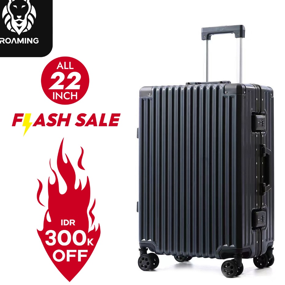 Murah [FLASH SALE] Roaming Koper Kabin & Bagasi All 22 Inch A081, T082, T096, T001, T004 - Diskon 30