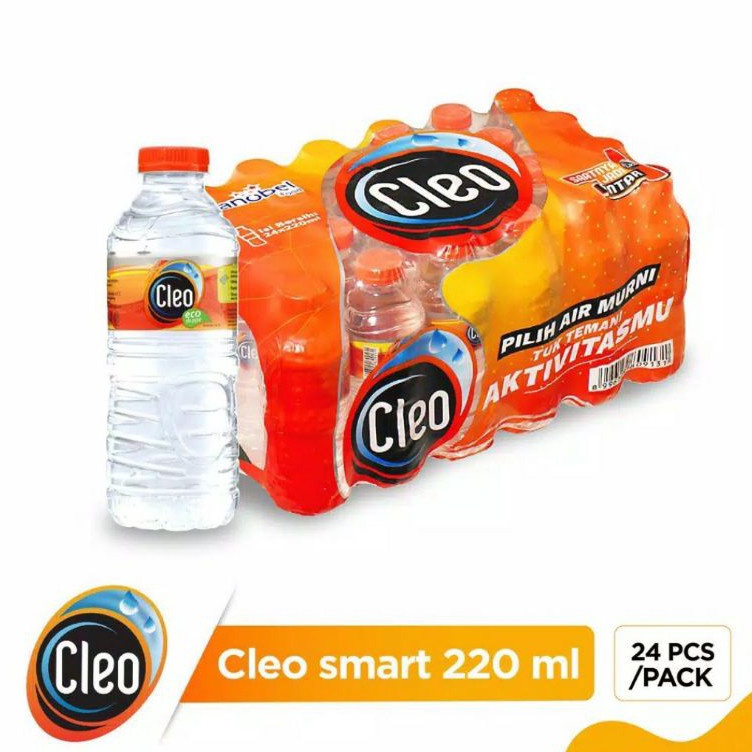 

[KODE 9ALG0] CLEO Air Mineral / Air Minum botol 220ml isi 24pcs