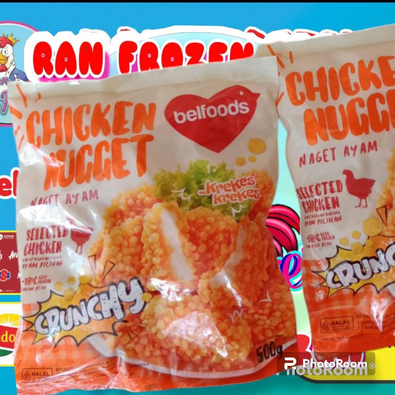 

BELFOODS Nugget Crunchy 500gr naget kranci