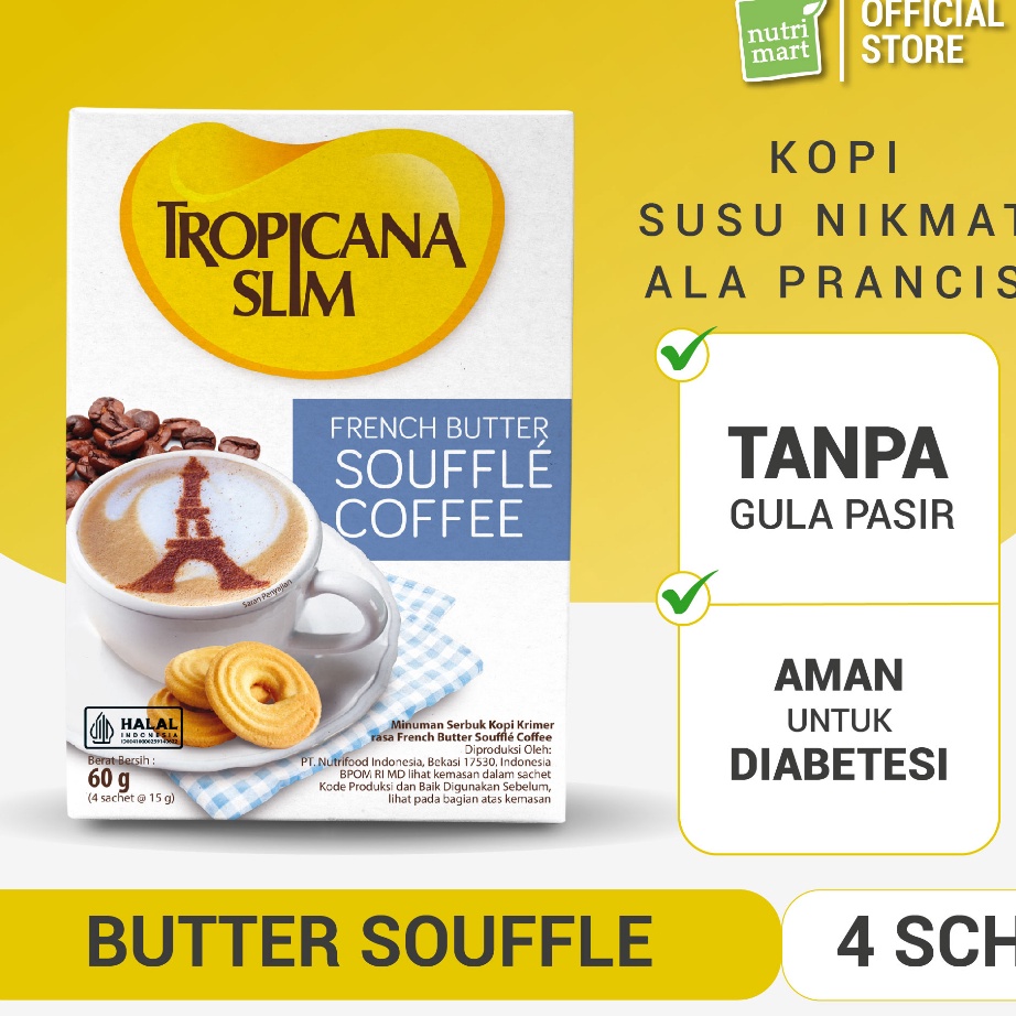 

Big Sale Tropicana Slim French Butter Souffle Coffee 4 Sachet - Kopi Susu ala Perancis Nikmat Tanpa Gula Pasir Terupdate