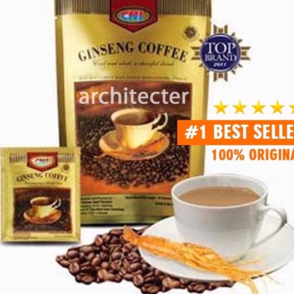 

Pasti Murah GINSENG COFFEE CNI KOPI GINSENG ASLI ORIGINAL ISI 20 SACHET Best Seller