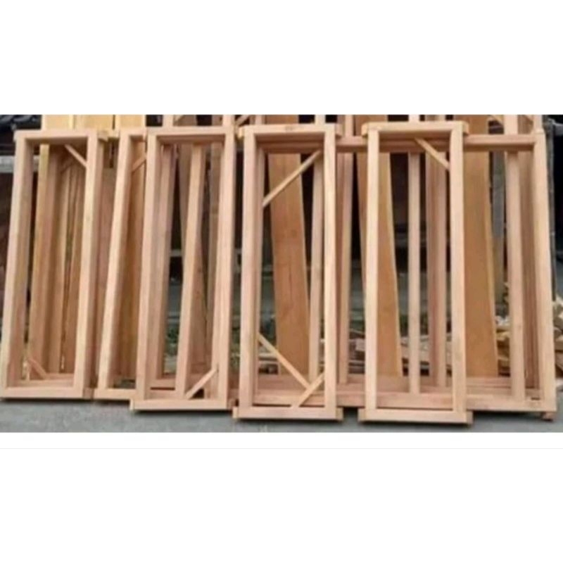 ready stok.kusen jendela ukuran.150x40 kayu mahoni