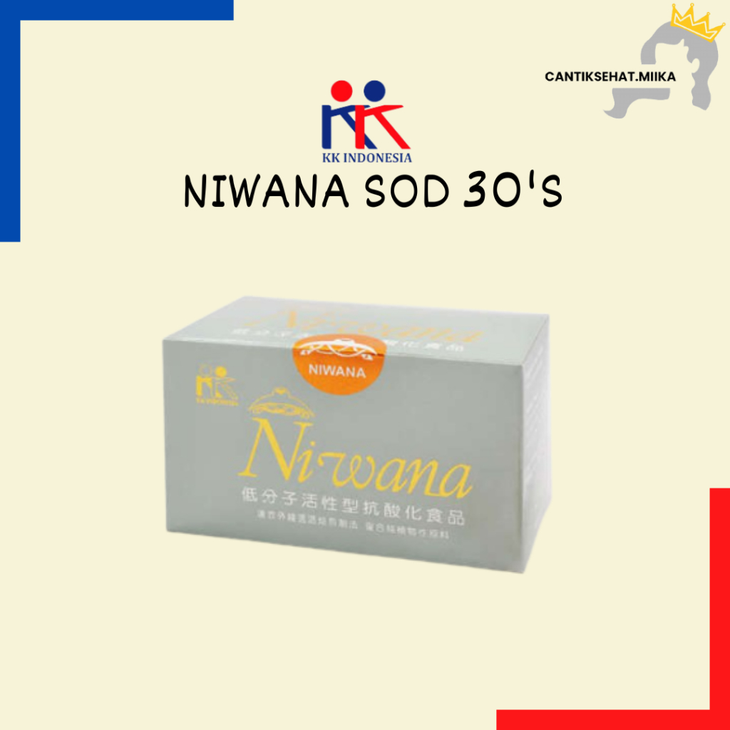 

NIWANA SOD ANTIOKSIDAN HERBAL ALAMI 1 BOX 30 SACHET @3 GR