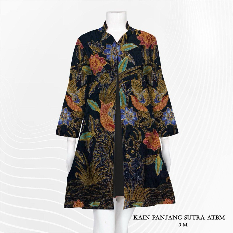 Kain batik tulis sutra atbm lajuran wanita 100% original tulis asli SL129