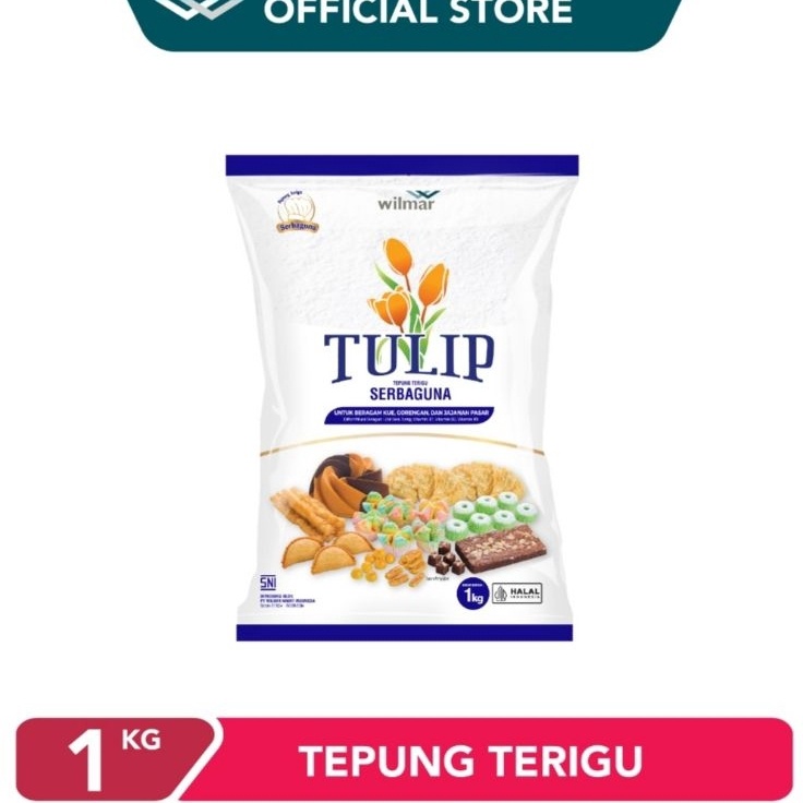 

[KODE PRODUK DCYTA9389] Tulip Tepung Terigu Serbaguna 1kg ( 1pcs)