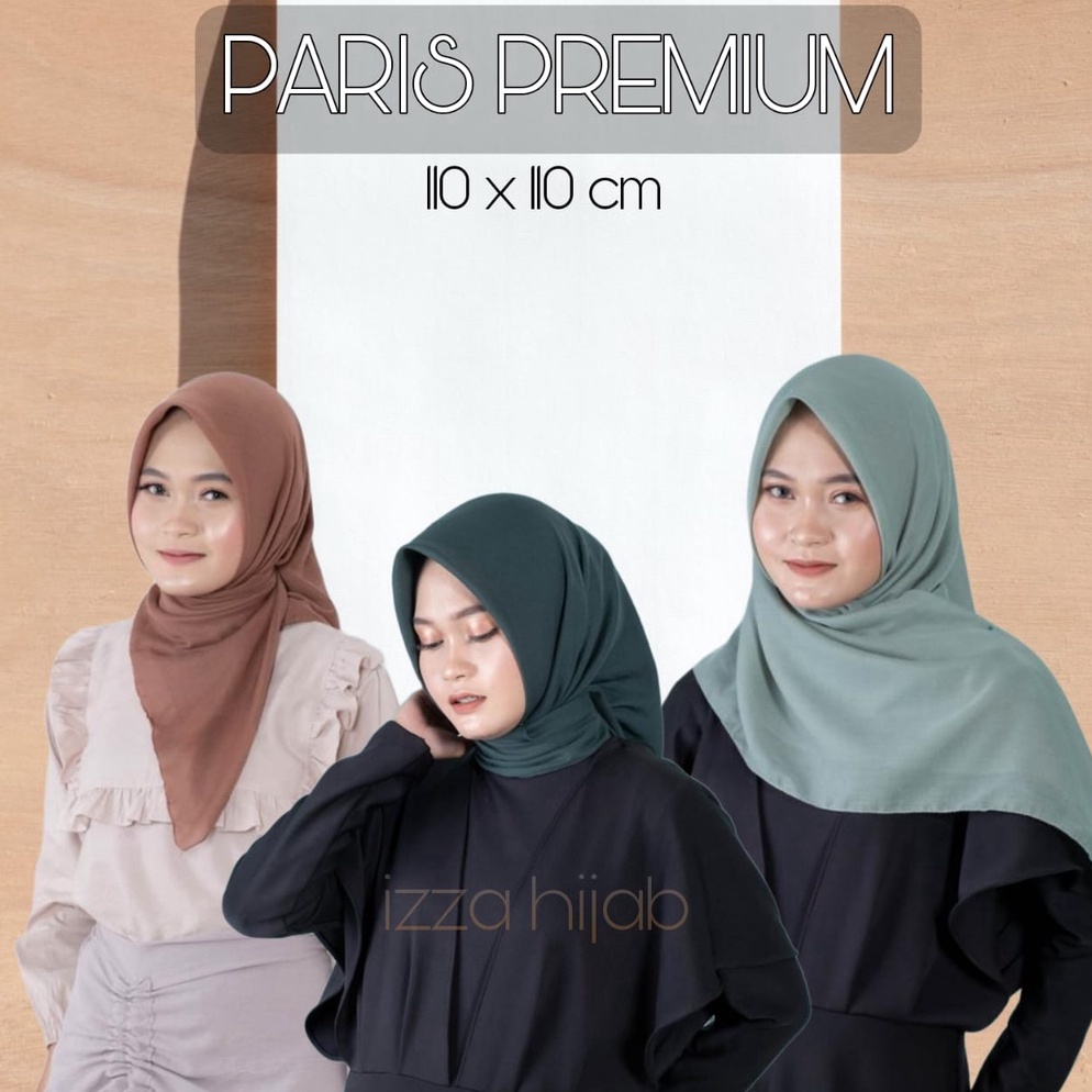 Terb@tas 100+ Warna SEGI EMPAT SQUARE PARIS PREMIUM SEGIEMPAT PARIS PREMIUM PARIS ULTRAFINE HIJAB PA