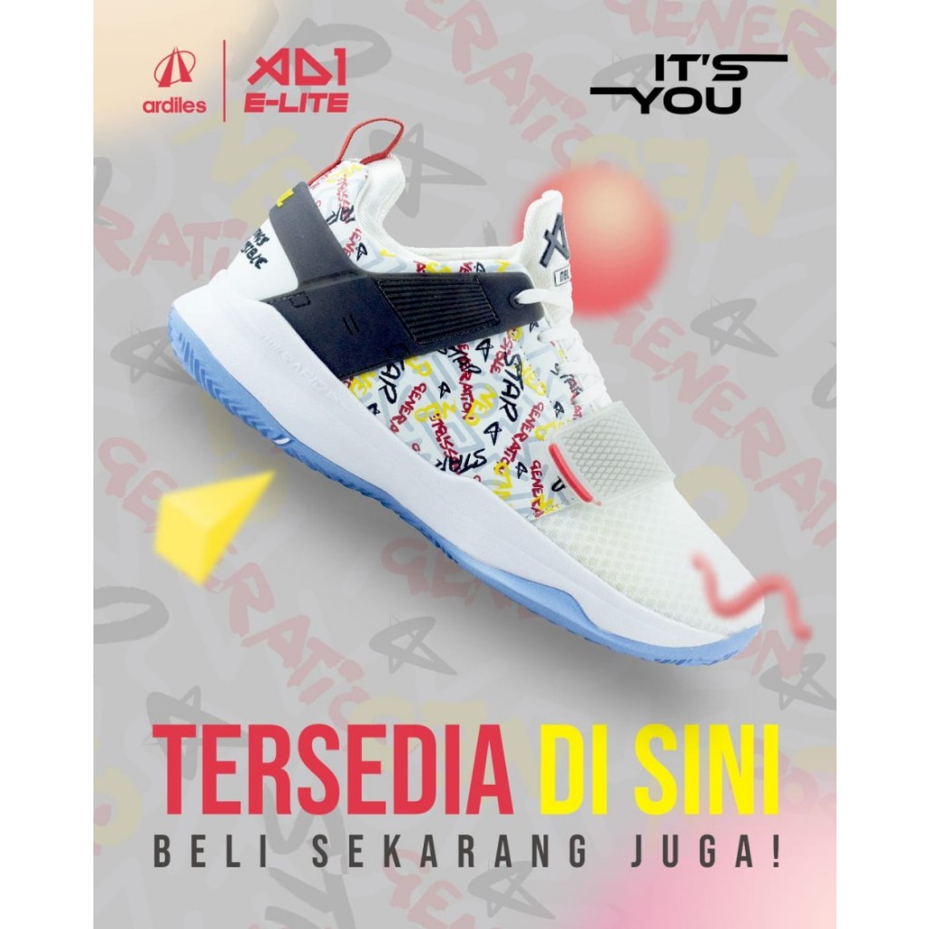 DBL ARDILES AD1 AD 1 E-LITE ELITE SEPATU BASKET ORIGINAL