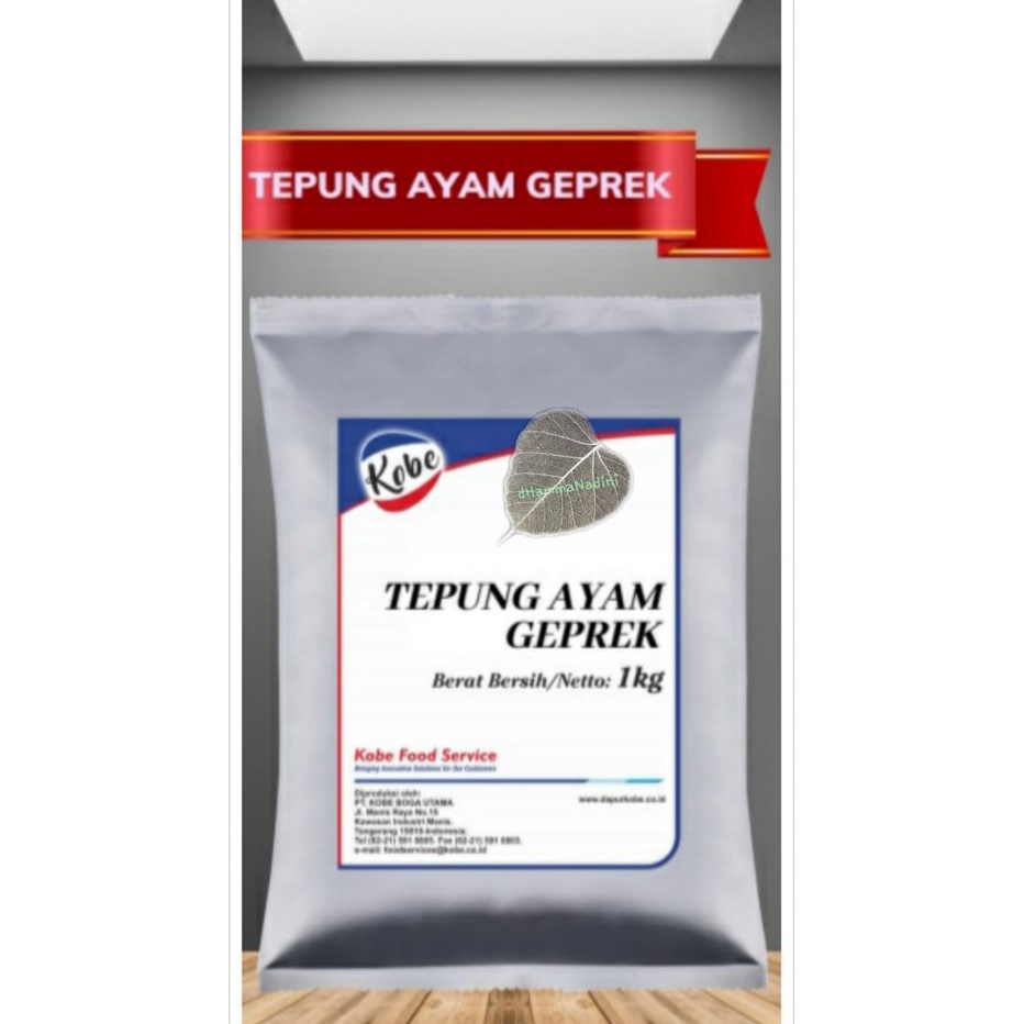 

Baru Tepung Ayam Geprek KObe 1 kg ➦➮✶✺