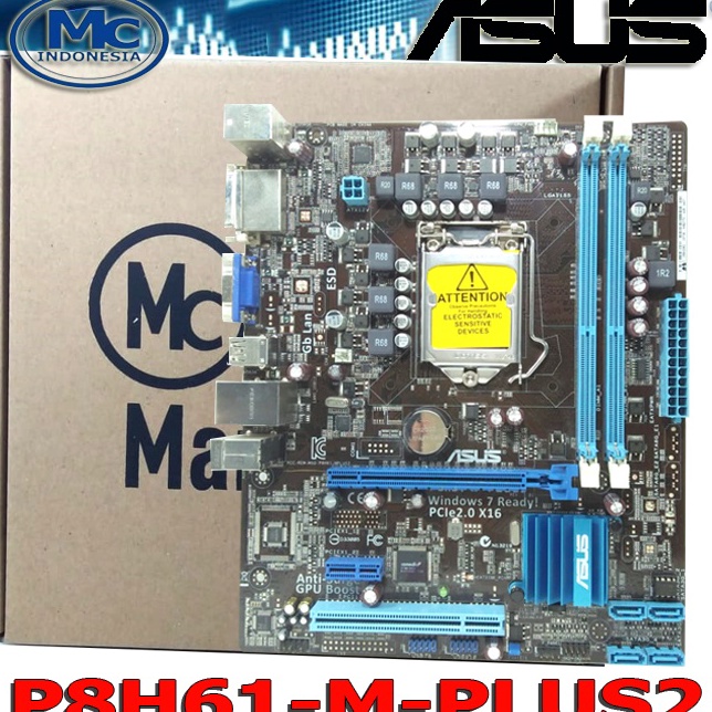 Grosir Mainboard MOBO MOTHERBOARD GAMING PC H61 DDR3 socket 1155 ASUS