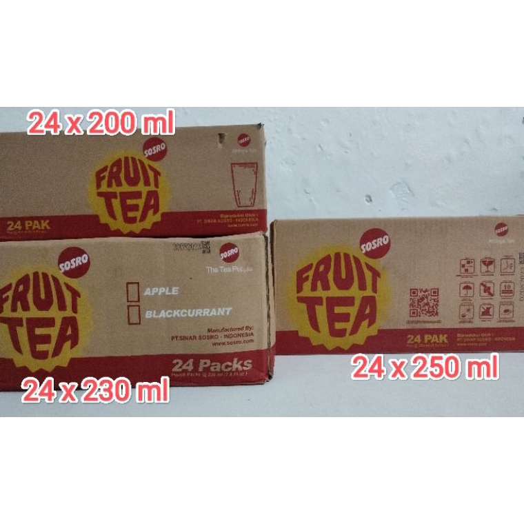 

Ready⁑➜ FRUIT TEA DUS KARTON KARDUS KOTAK 250ml GENGGAM 200ml POUCH 200ml C58 ☊