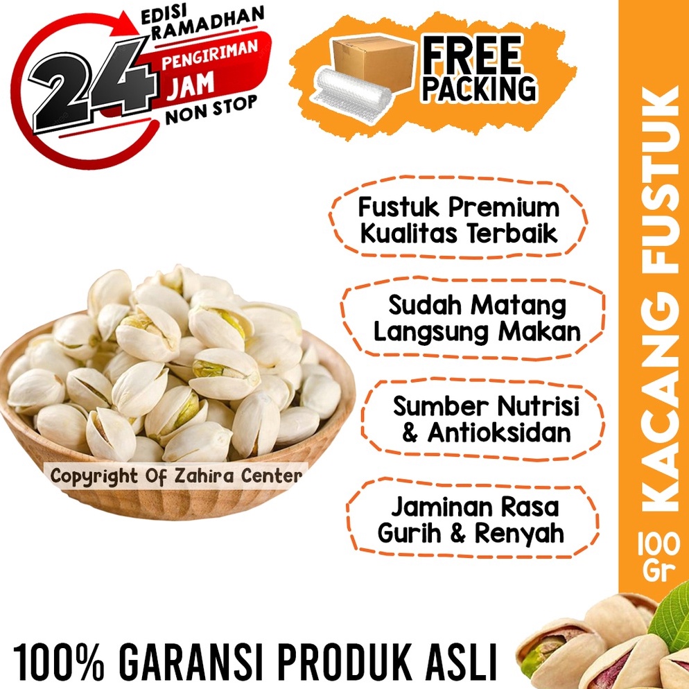 

[✐H49/] Kacang Pistachio Fustuk 100 Gr Khas Arab Kaya Akan Manfaat Almond Mede Untuk Oleh-oleh & Umroh Stok Sedikit