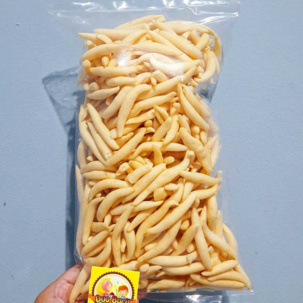 

Ready Gabus Keju Cendol Keju Spesial 250 Gram - Duo Bocil Snack Kirim Langsung