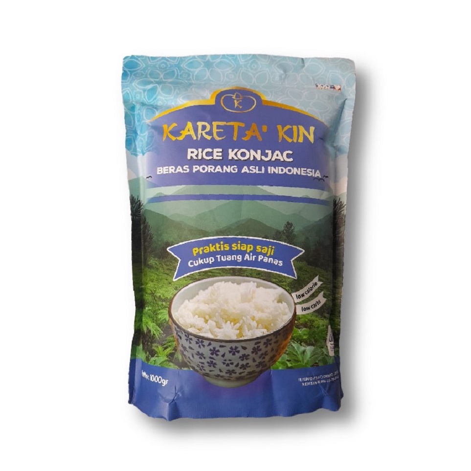 

Bestseller BERAS PORANG SHIRATAKI RICE KONJAC KARETA KIN 1KG Best Produk