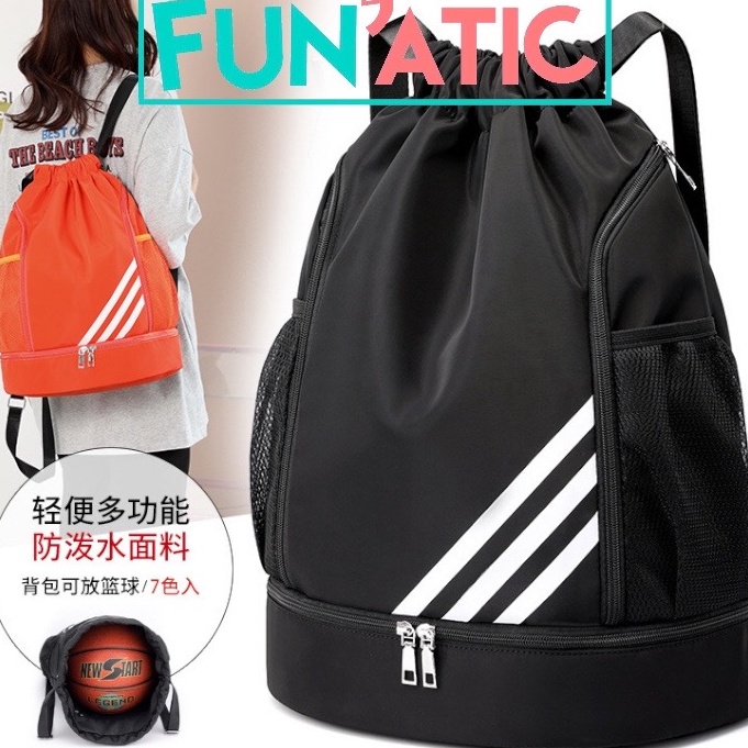 [KODE 7CZBY] Funatic Tas Ransel Anti Air Backpack Multifungsi Tas Olahraga Traveling Bag For Unisex 