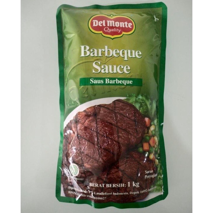 

[KODE D9BQZ] DelMonte Barbeque Sauce 1kg – Saus BBQ 1 kg