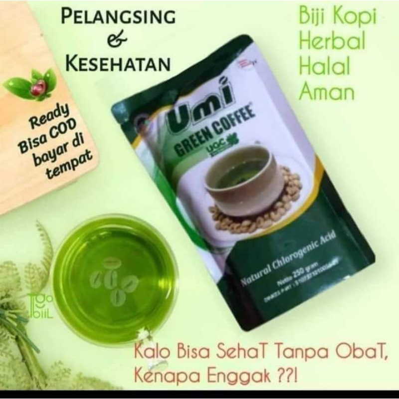 

Umi Green Coffee 250g bisa cod