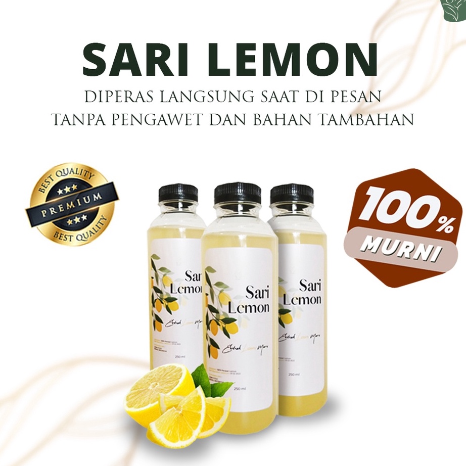 

[KODE BLF99] Sari Lemon 250ml asli untuk diet tanpa pengawet extrak lemon perasan lemon perasan jeruk lemon minuman lemon diet minuman diet sehat air perasan lemon