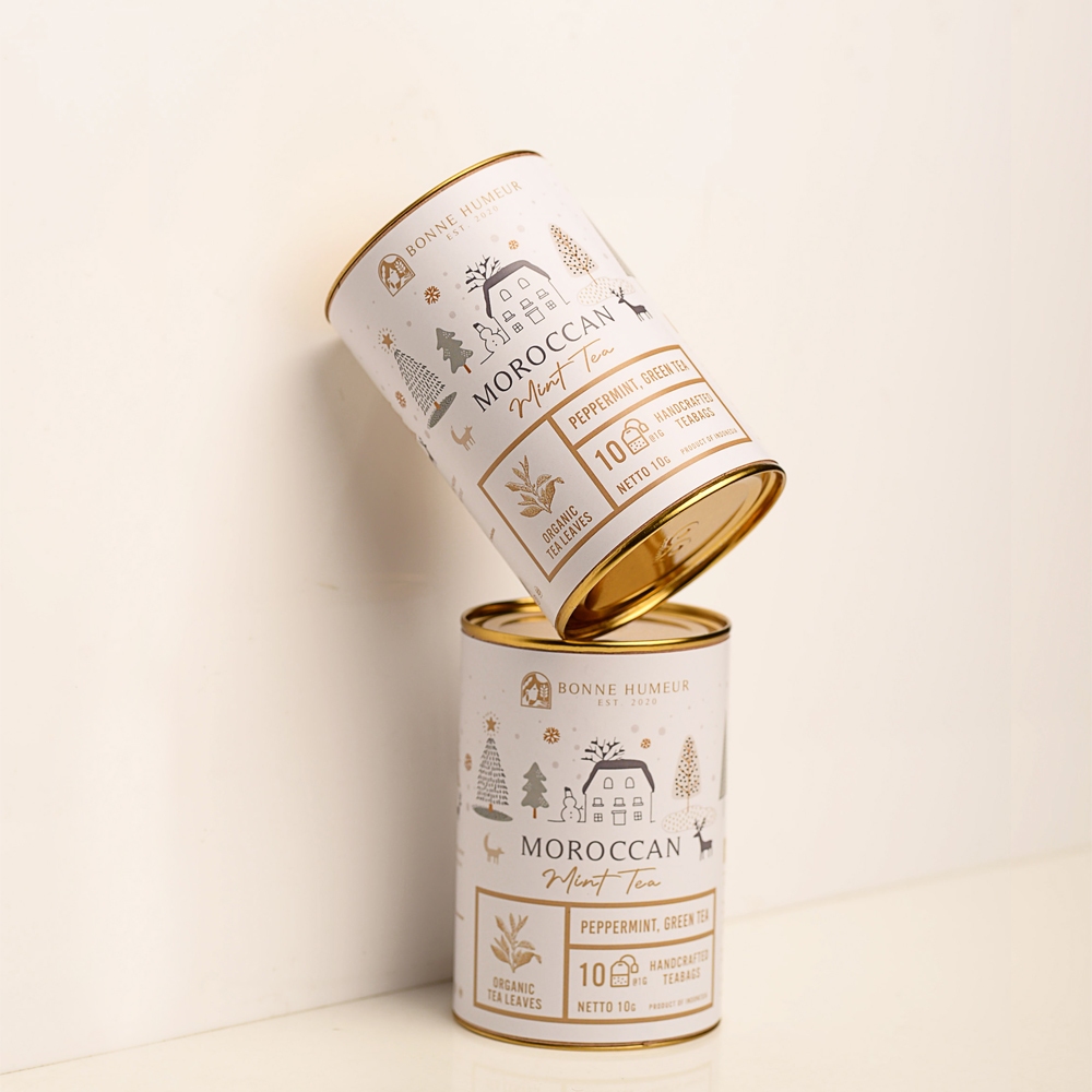 

Bonne Humeur Christmas Tea Premium Tea Leaf in a can / Hadiah Natal Gift