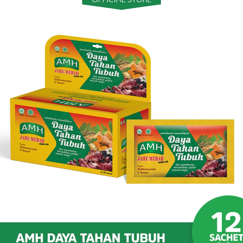 

Terlaris AMH Daya Tahan Tubuh ( 12 Sachet) - Herbal Masuk Angin Terbaru