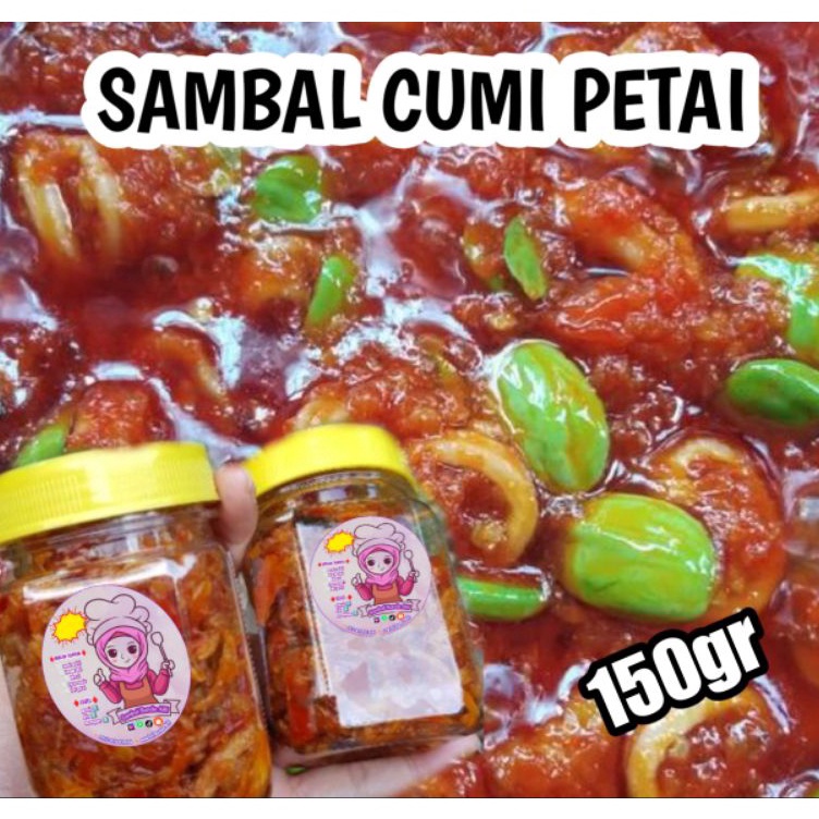 

[KODE PRODUK WTG796392] [150 GRAM] SAMBAL CUMI PETE BAST SALLER BUNDA ALFI