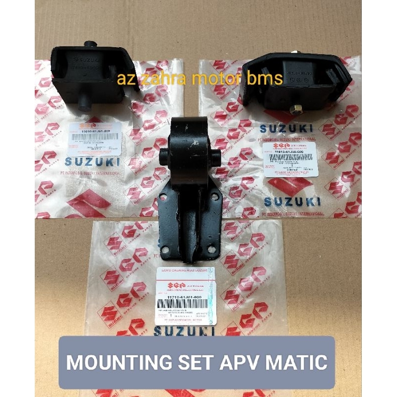 MOUNTING SET APV MATIC/ENGINE MOUNTING/MOUNTING TRANSMISI/PANGKON TRANSMISI APV MATIC