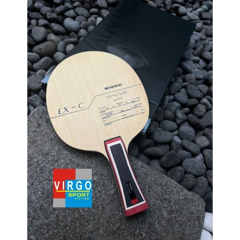 Sanwei Hynover carbon kayu Blade bat bet pingpong 100%Original